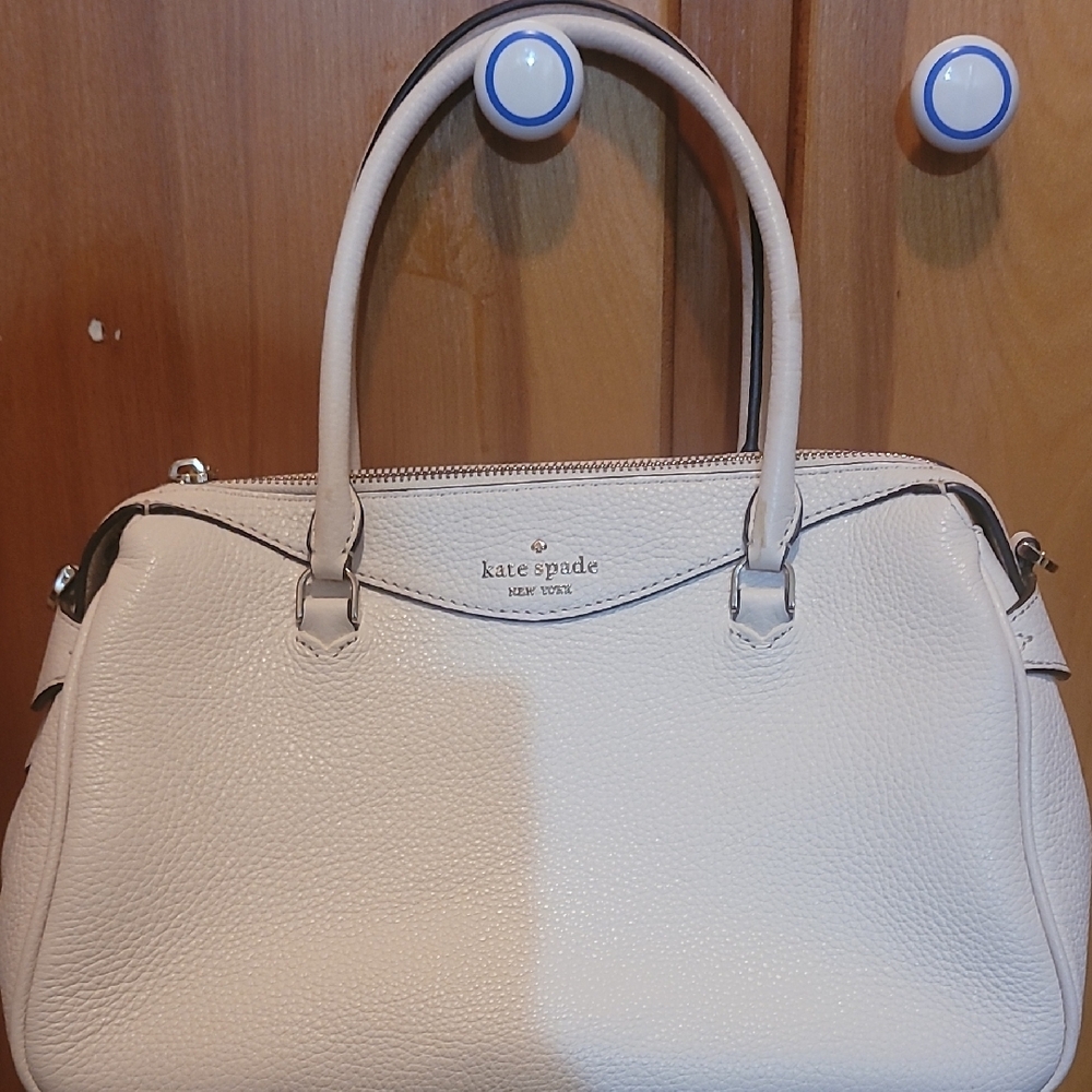 Kate Spade Cream Satchel Bag
